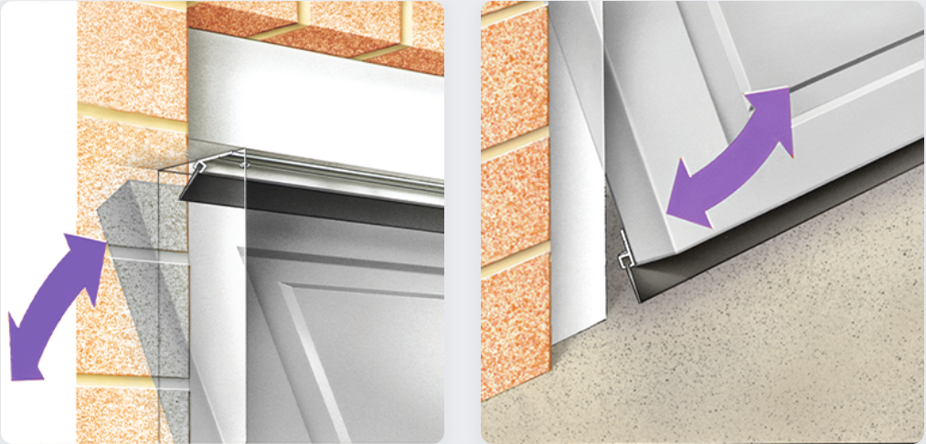 30mm Rubber strip seal for Up and over garage doors