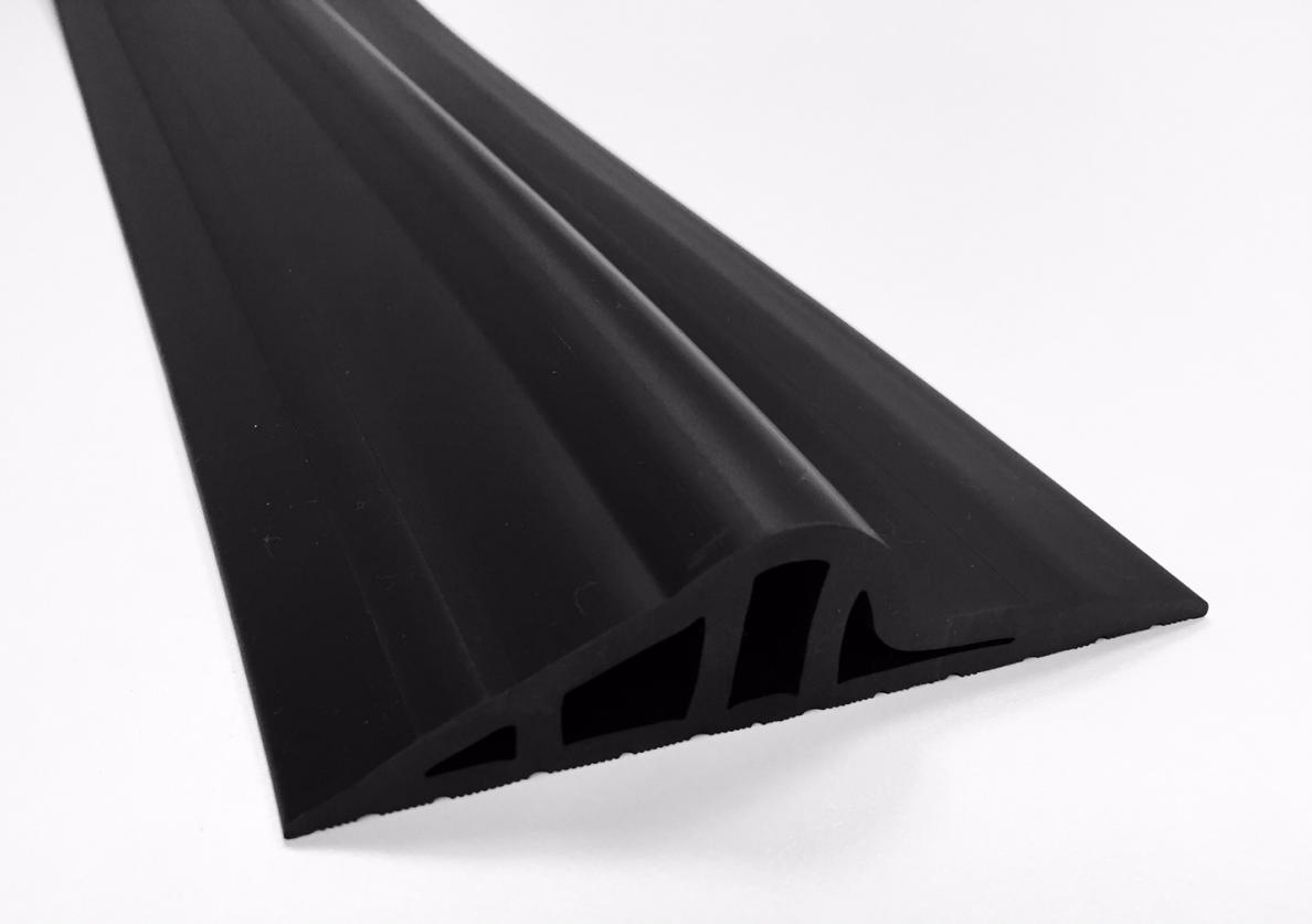 Black XL Heavy Duty Garage Door Seal Kit 30mm High